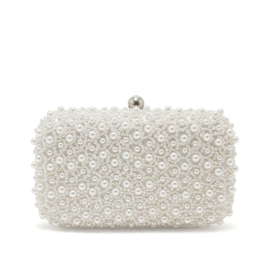 Pearl hot sale clutch bag