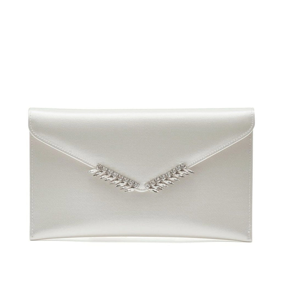 Evening Clutch Colette Hayman Silver Envelope Clutch Nova Ivory