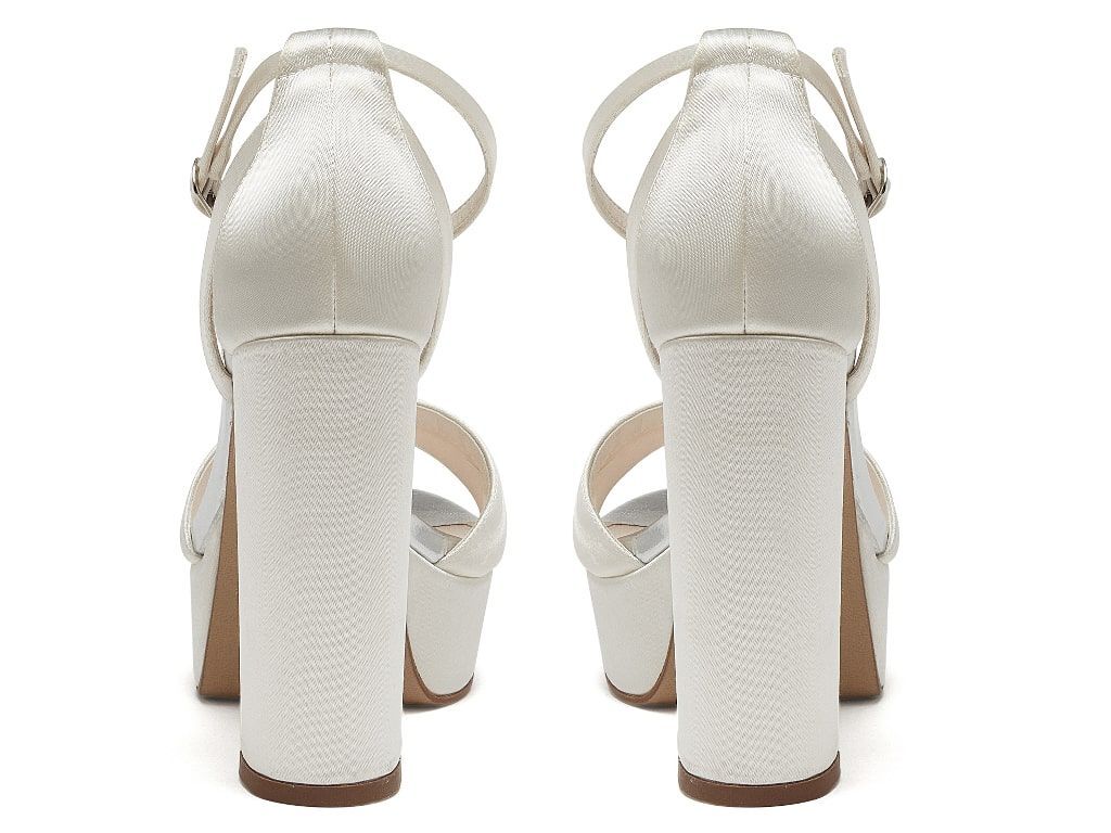 Gracie Ivory Platform Wedding Shoes Georgies Bridal Shoes