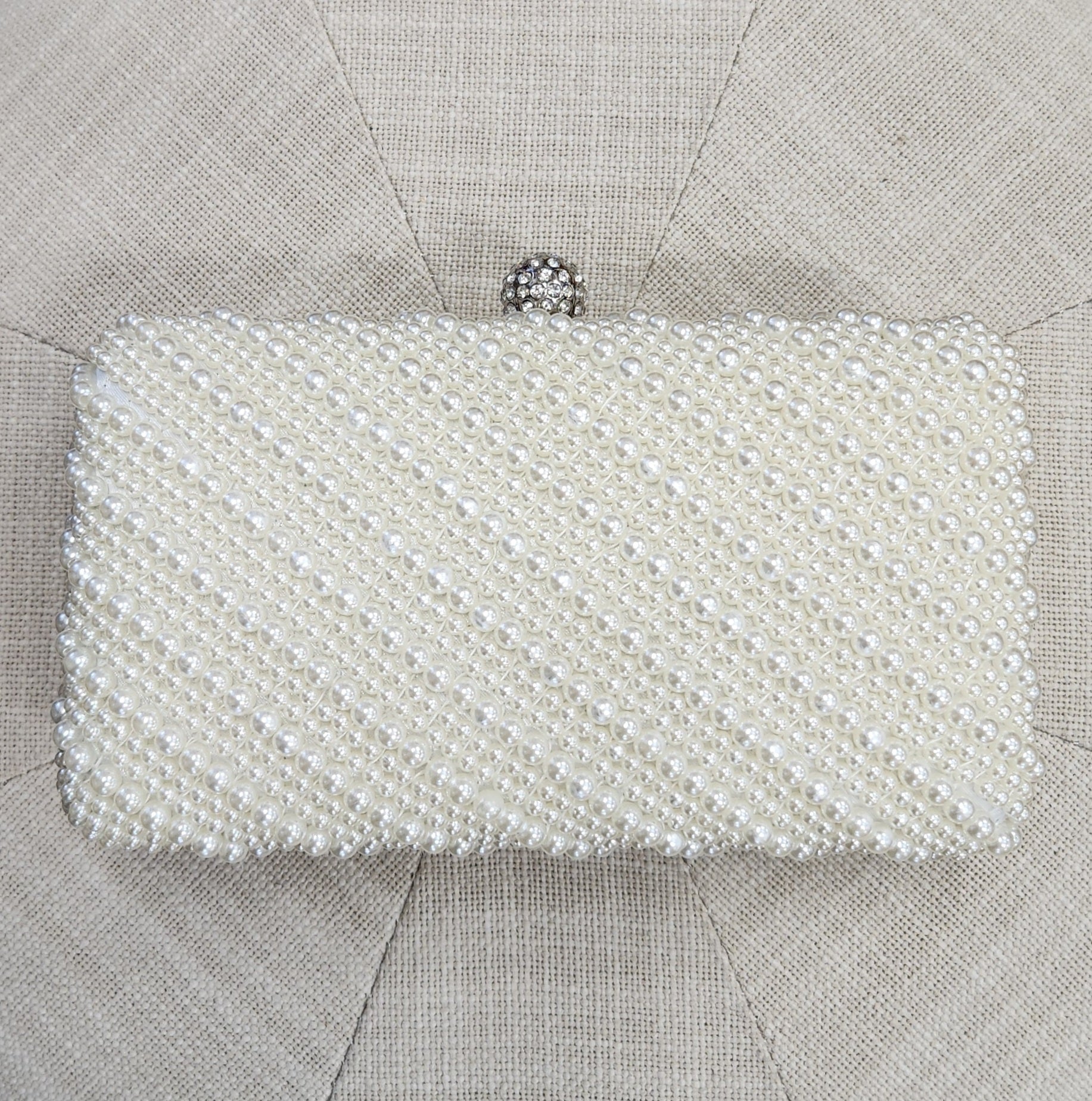 Genevieve - Pearl Bridal Clutch Bag
