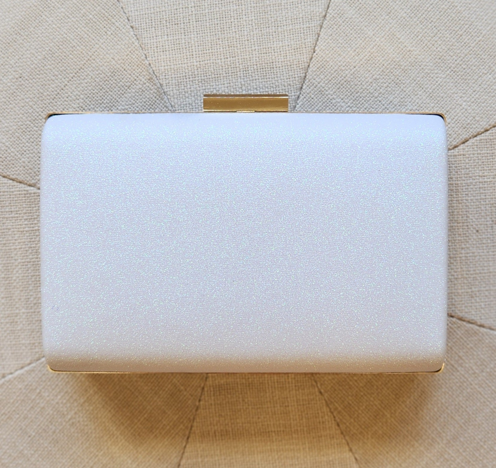 Gatsby - White Pearl Clutch