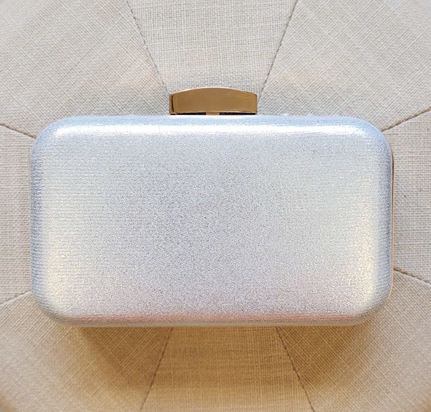 Josephine - Ivory Pearl & Crystal Clutch Bag