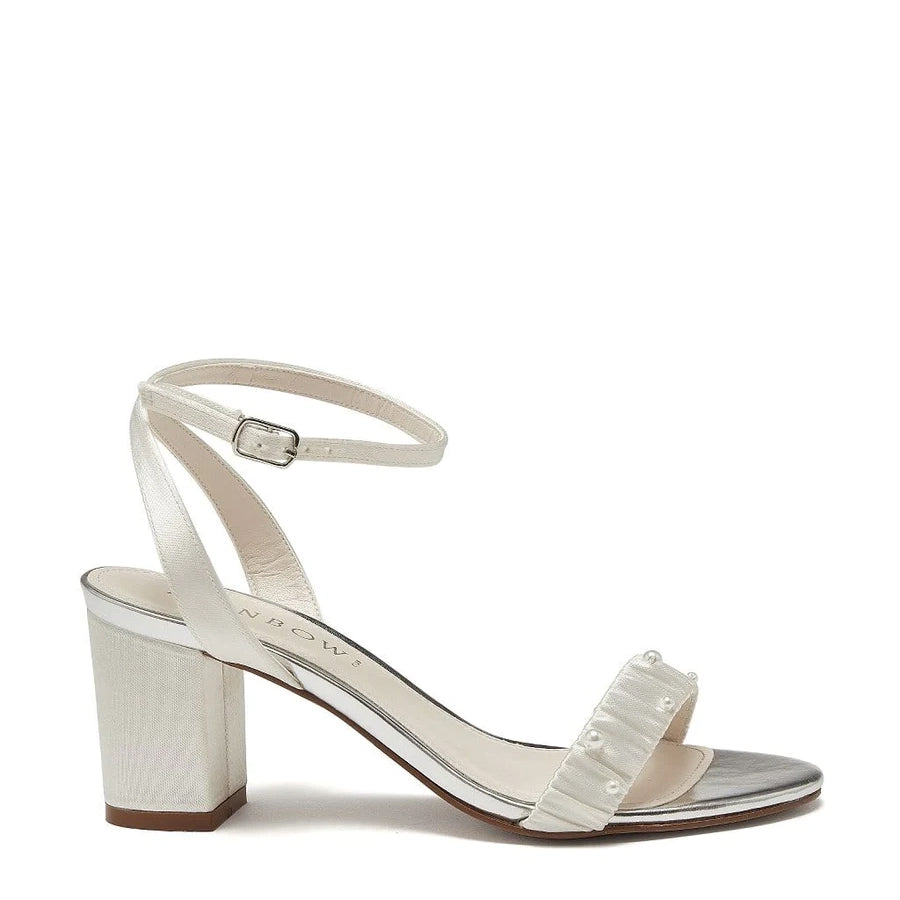 Florence - Ivory Pearl Detail Wedding Sandals