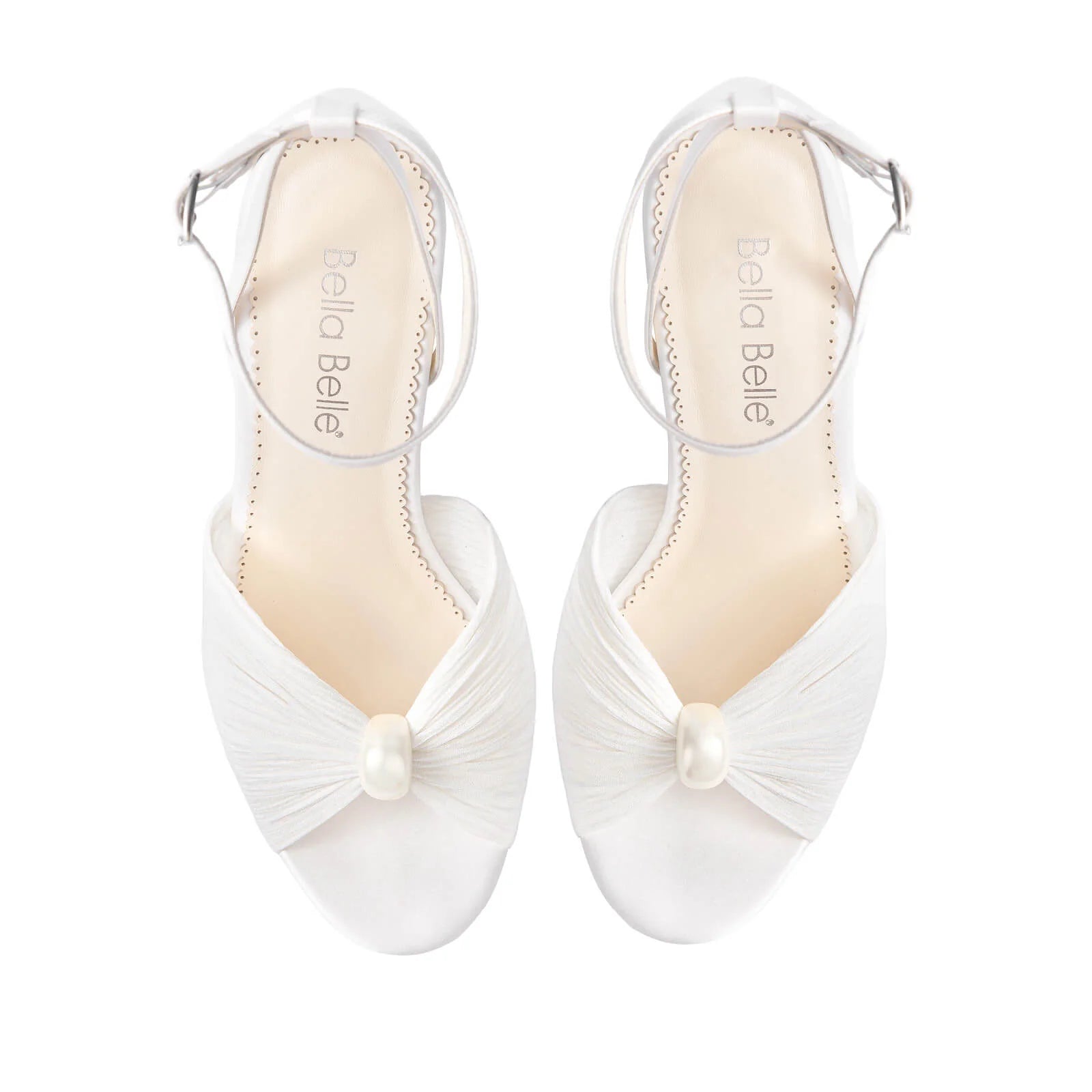 Lexi - Pearl Platform Bridal Heels