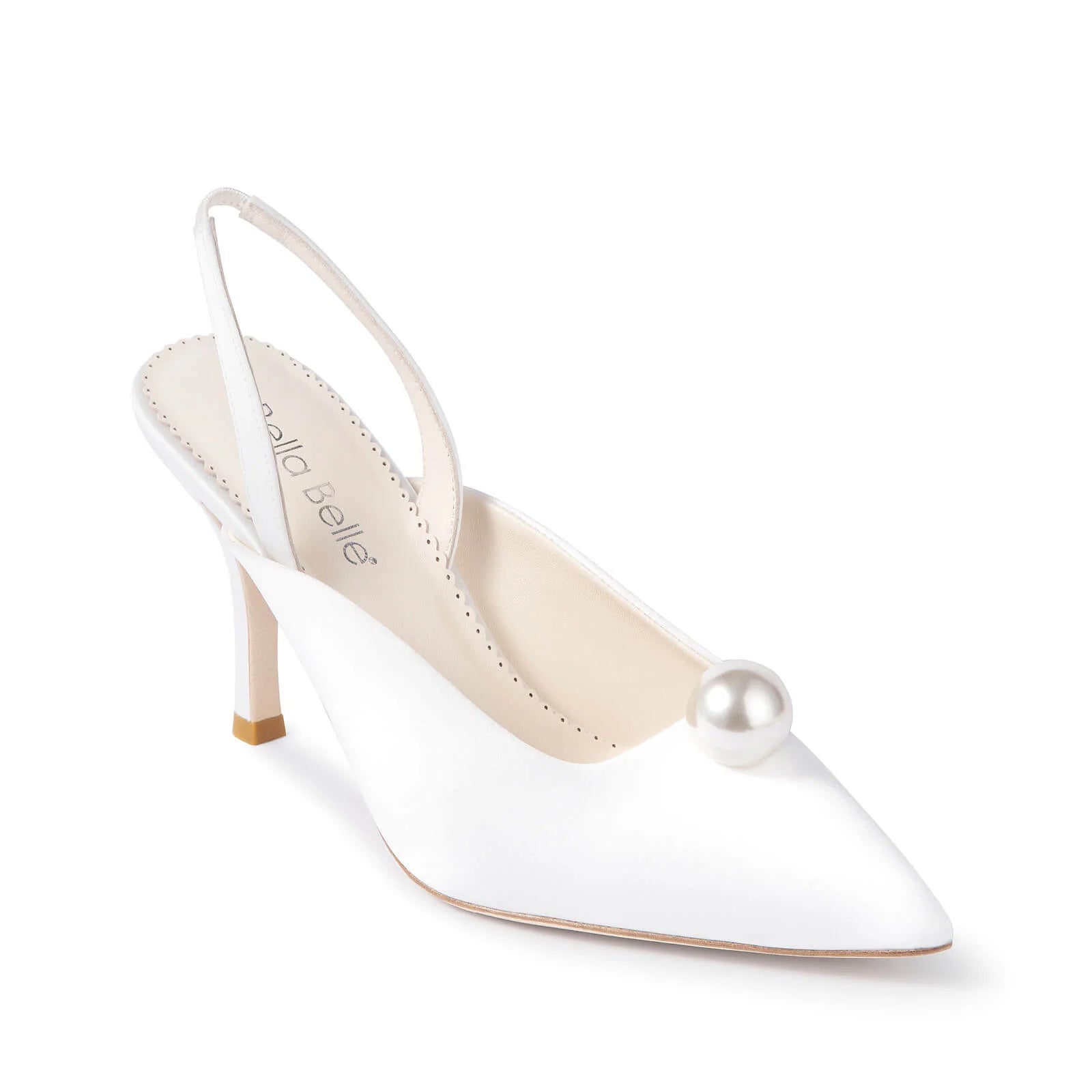 Misha - Pearl Slingback Bridal Heels