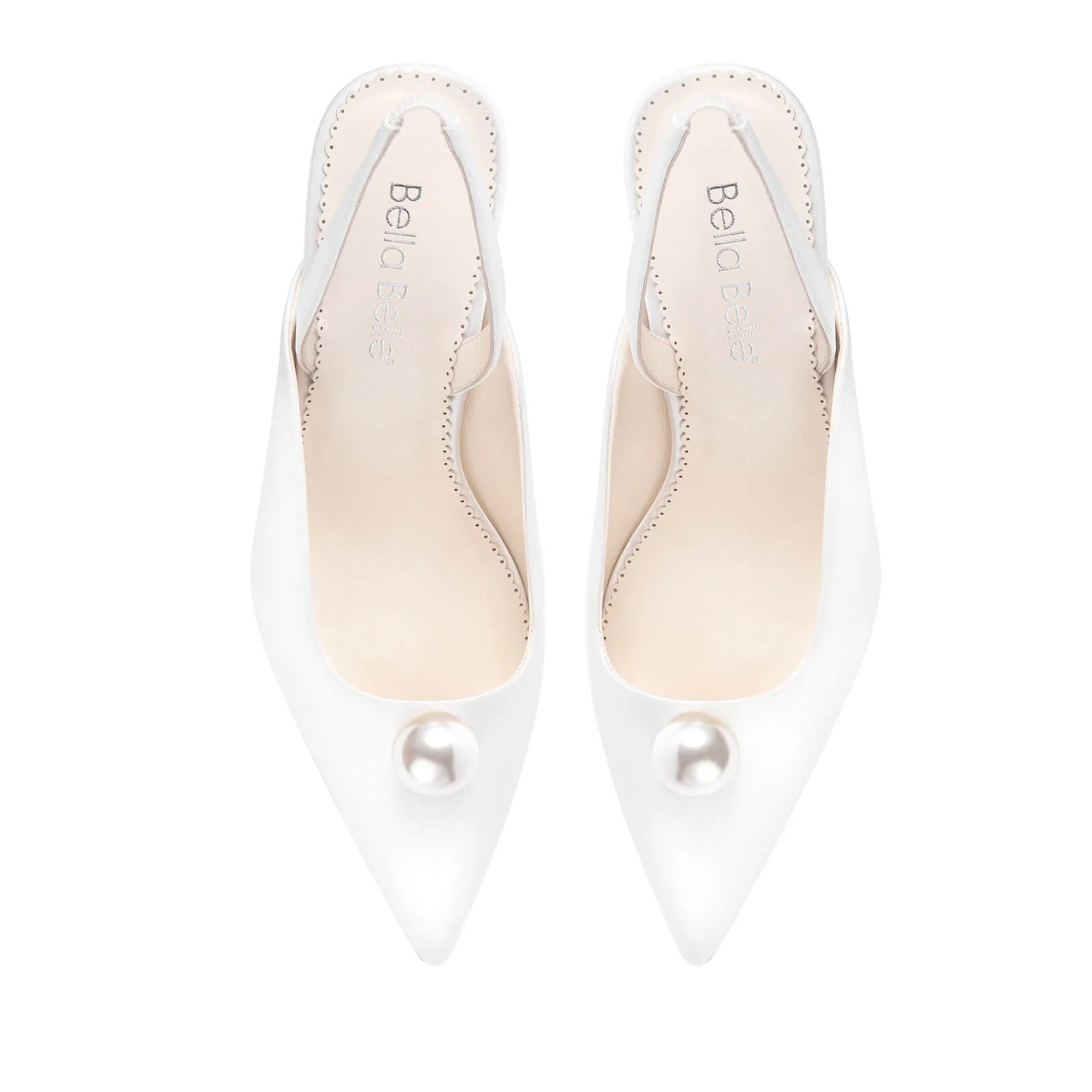 Misha - Pearl Slingback Bridal Heels