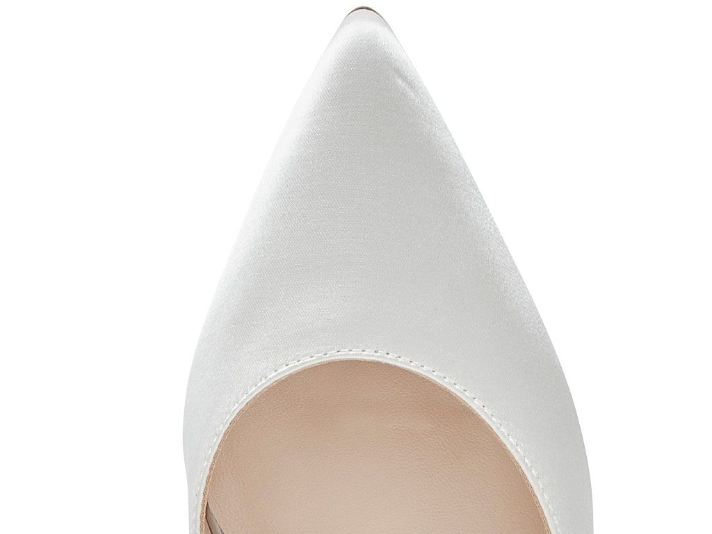 Jade - Ivory Block Heel Wedding Shoes