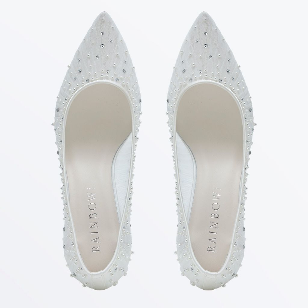 Lucia Court - Pearl and Crystal Embellished Court