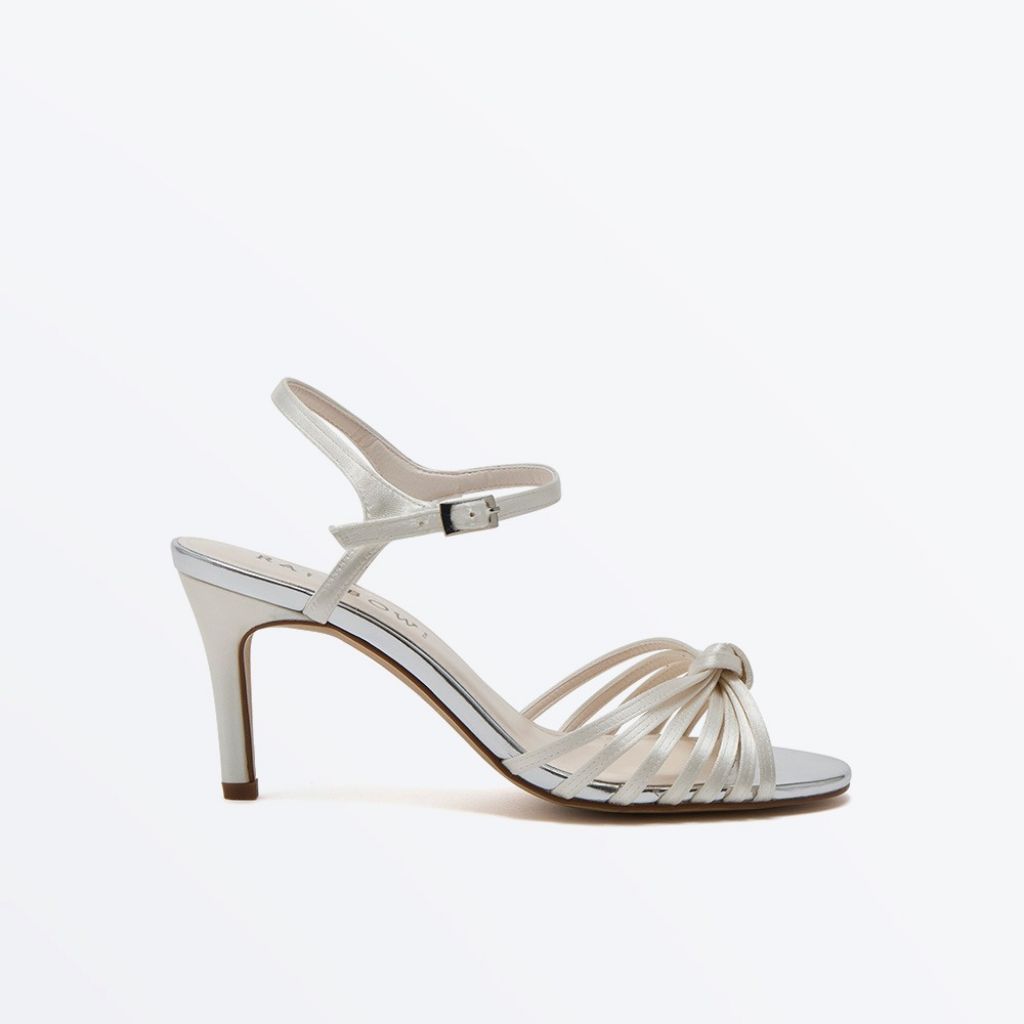 Marissa Mid Stiletto - Ivory Stiletto Wedding Sandals