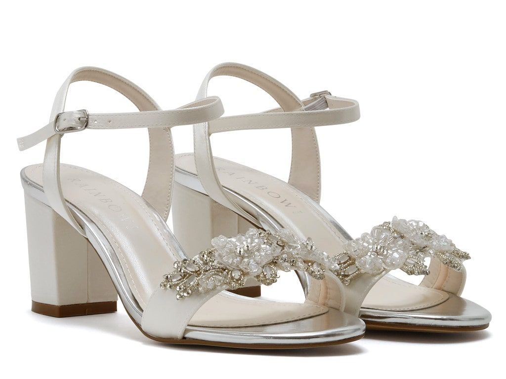 Mia WIDE - Wide Fit Embellished Wedding Sandals