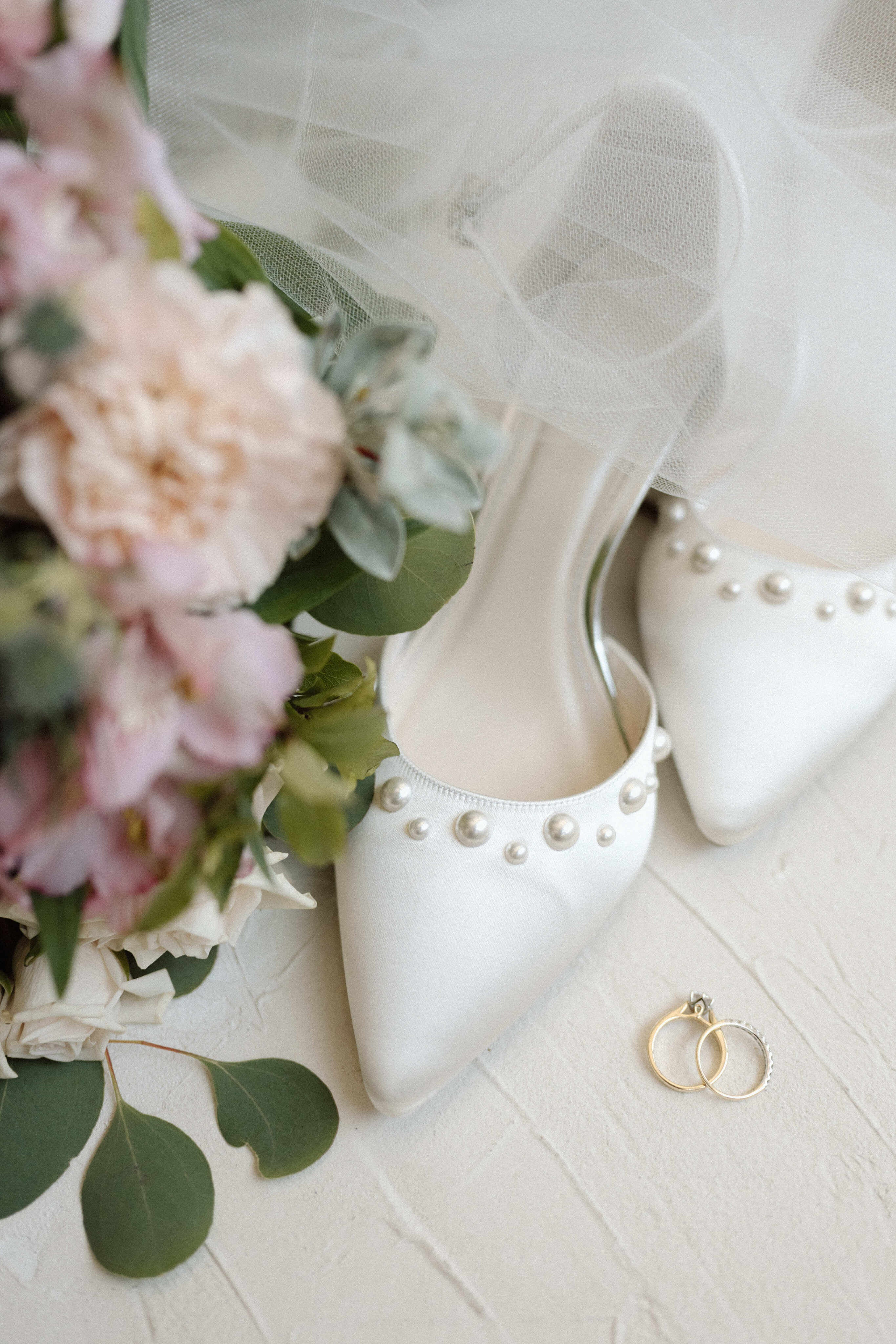 Maya Mid - WIDE Fit Pearl Ivory Wedding Shoes