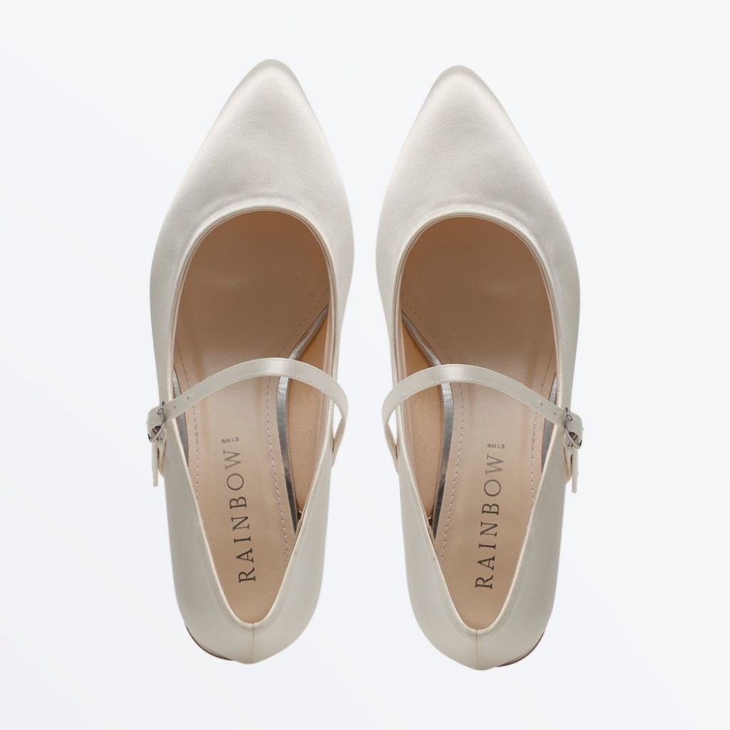 Ruby - Wide Fit Wedding Court Shoes