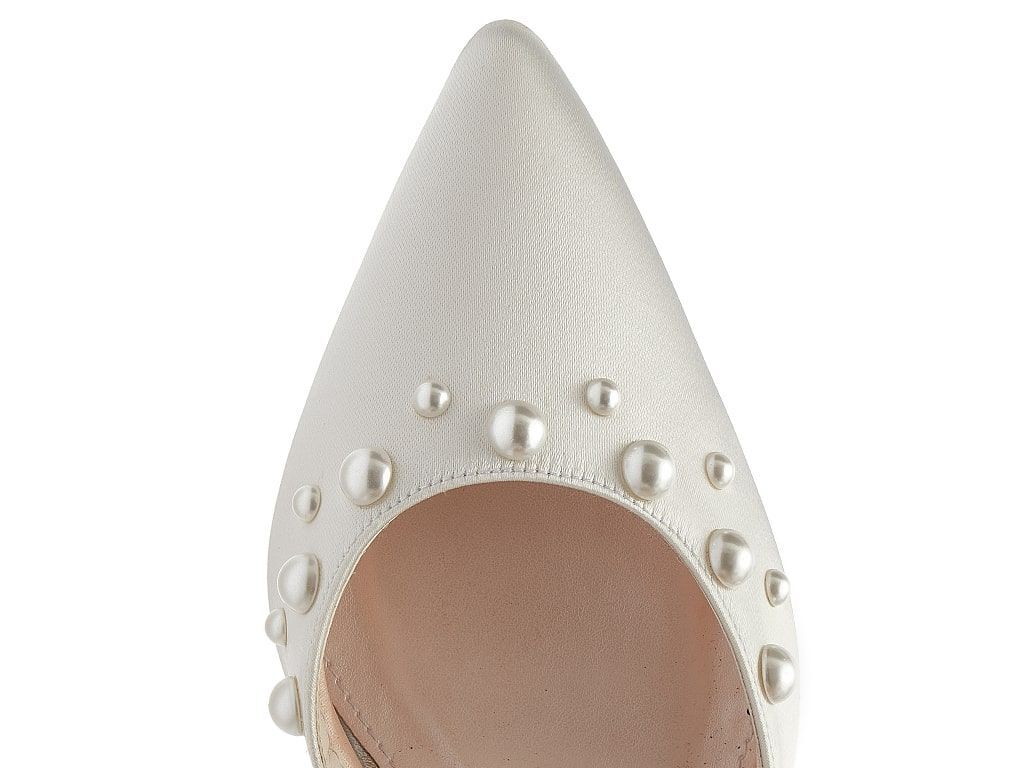 Maya - Ivory Pearl Detail Wedding Shoes