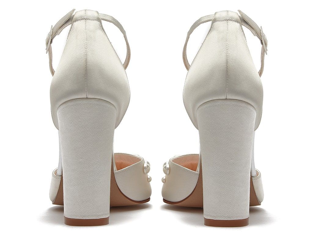 Maya - Ivory Pearl Detail Wedding Shoes