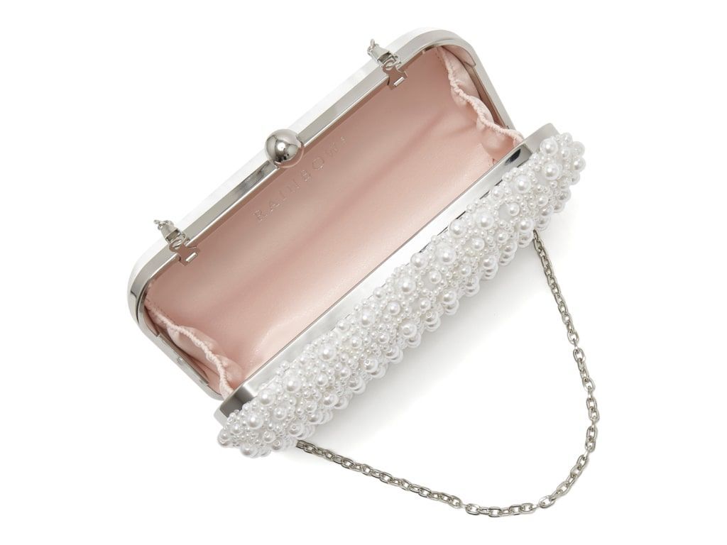 Cora - Pearl Detail Bridal Clutch Bag