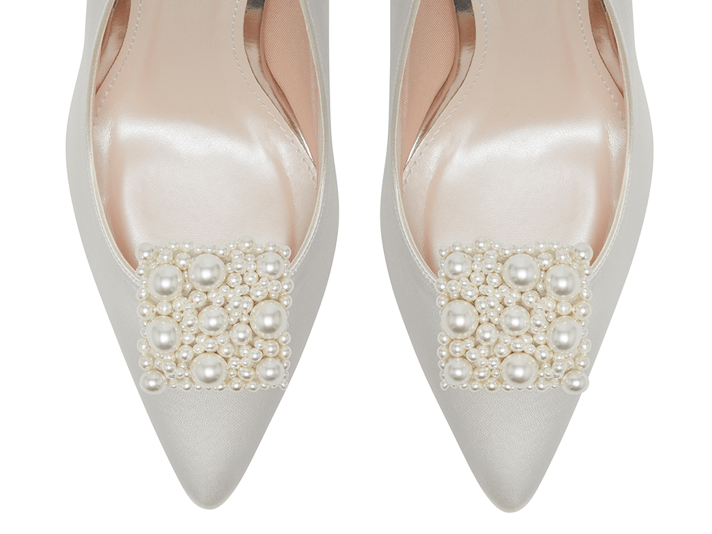 Camille - Pearl Wedding Shoes Clips