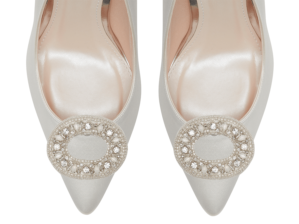 Eugenie - Beaded Wedding Shoe Clips