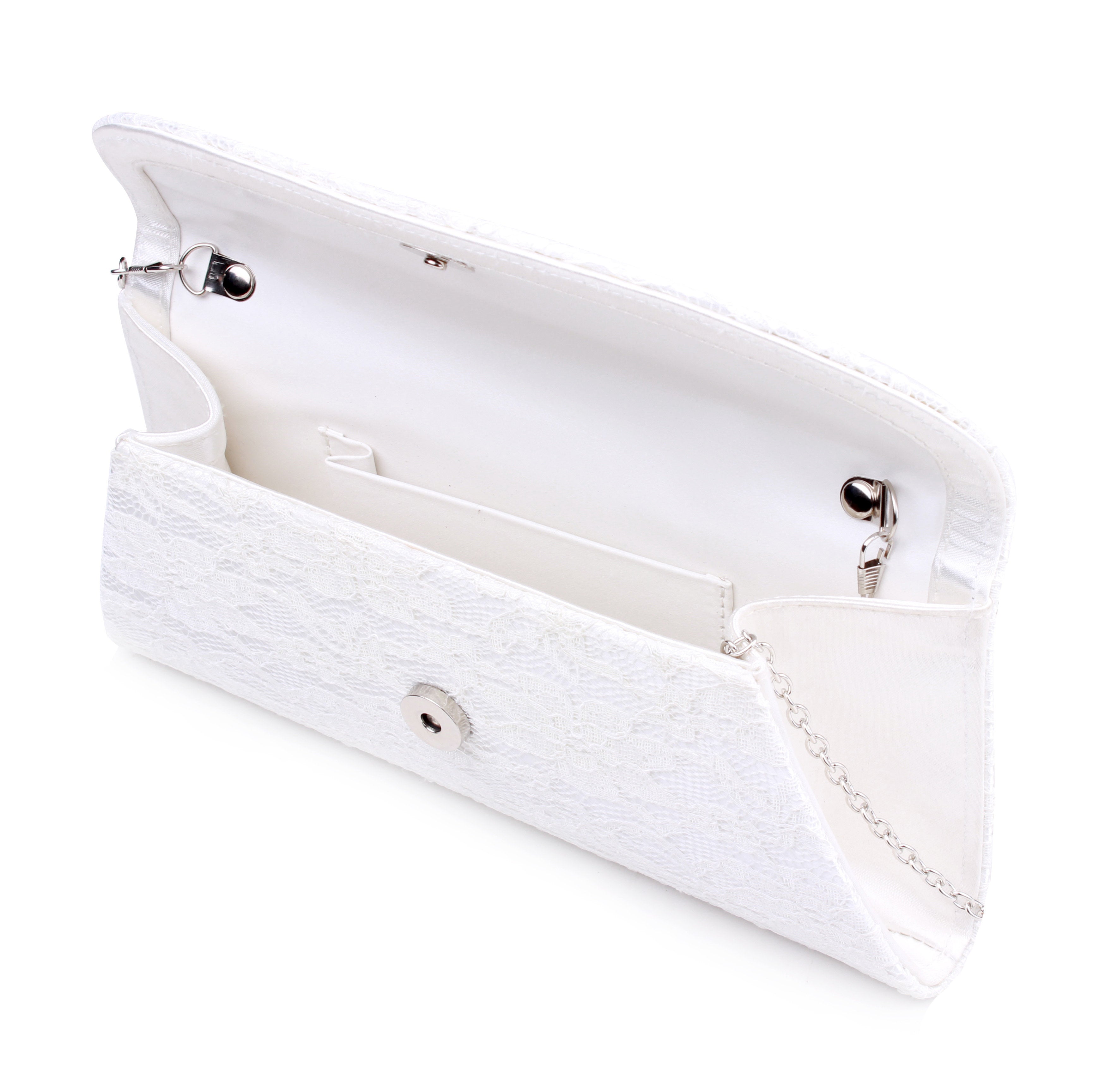 Dorothy - Ivory Lace Clutch Bag